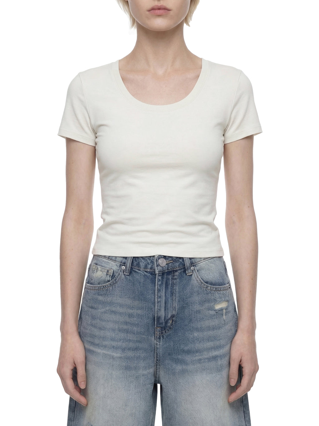SAMADHI ONE — WOMEN’S SCOOP NECK TEE