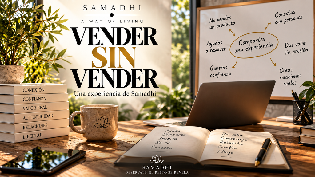 VENDER SIN VENDER: Una experiencia para reconocer la oportunidad que ya está abierta (SAMADHI · A Way of Living) (Spanish Edition)